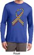 Autism Awareness Ribbon Mens Dry Wicking Long Sleeve Shirt