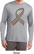 Autism Awareness Ribbon Mens Dry Wicking Long Sleeve Shirt