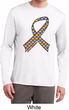Autism Awareness Ribbon Mens Dry Wicking Long Sleeve Shirt