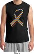 Autism Awareness Ribbon Mens Muscle Shirt