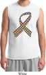 Autism Awareness Ribbon Mens Muscle Shirt