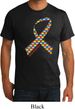 Autism Awareness Ribbon Mens Organic Shirt