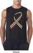 Autism Awareness Ribbon Mens Sleeveless Shirt