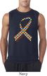 Autism Awareness Ribbon Mens Sleeveless Shirt