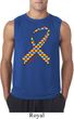 Autism Awareness Ribbon Mens Sleeveless Shirt