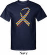 Autism Awareness Ribbon Mens Tall Shirt