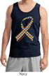 Autism Awareness Ribbon Mens Tank Top
