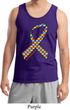 Autism Awareness Ribbon Mens Tank Top