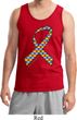 Autism Awareness Ribbon Mens Tank Top