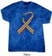 Autism Awareness Ribbon Mineral Tie Dye Shirt