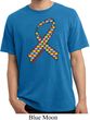 Autism Awareness Ribbon Pigment Dyed Shirt