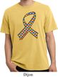 Autism Awareness Ribbon Pigment Dyed Shirt