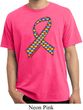 Autism Awareness Ribbon Pigment Dyed Shirt