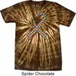 Autism Awareness Ribbon Spider Tie Dye Shirt