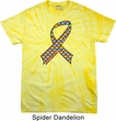 Autism Awareness Ribbon Spider Tie Dye Shirt