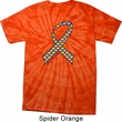 Autism Awareness Ribbon Spider Tie Dye Shirt