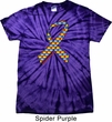 Autism Awareness Ribbon Spider Tie Dye Shirt