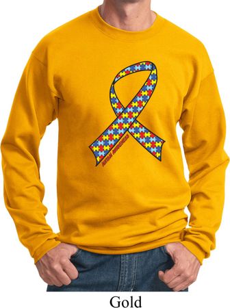Autism Awareness Ribbon Sweatshirt