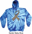 Autism Awareness Ribbon Tie Dye Hoodie