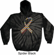 Autism Awareness Ribbon Tie Dye Hoodie