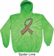 Autism Awareness Ribbon Tie Dye Hoodie