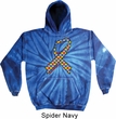 Autism Awareness Ribbon Tie Dye Hoodie