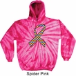 Autism Awareness Ribbon Tie Dye Hoodie
