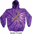 Autism Awareness Ribbon Tie Dye Hoodie