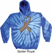 Autism Awareness Ribbon Tie Dye Hoodie
