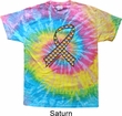 Autism Awareness Ribbon Tie Dye Shirt