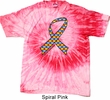 Autism Awareness Ribbon Tie Dye Shirt
