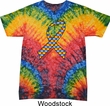 Autism Awareness Ribbon Tie Dye Shirt