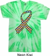 Autism Awareness Ribbon Twist Tie Dye Shirt