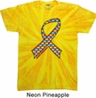 Autism Awareness Ribbon Twist Tie Dye Shirt