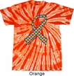 Autism Awareness Ribbon Twist Tie Dye Shirt