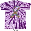 Autism Awareness Ribbon Twist Tie Dye Shirt