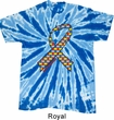 Autism Awareness Ribbon Twist Tie Dye Shirt