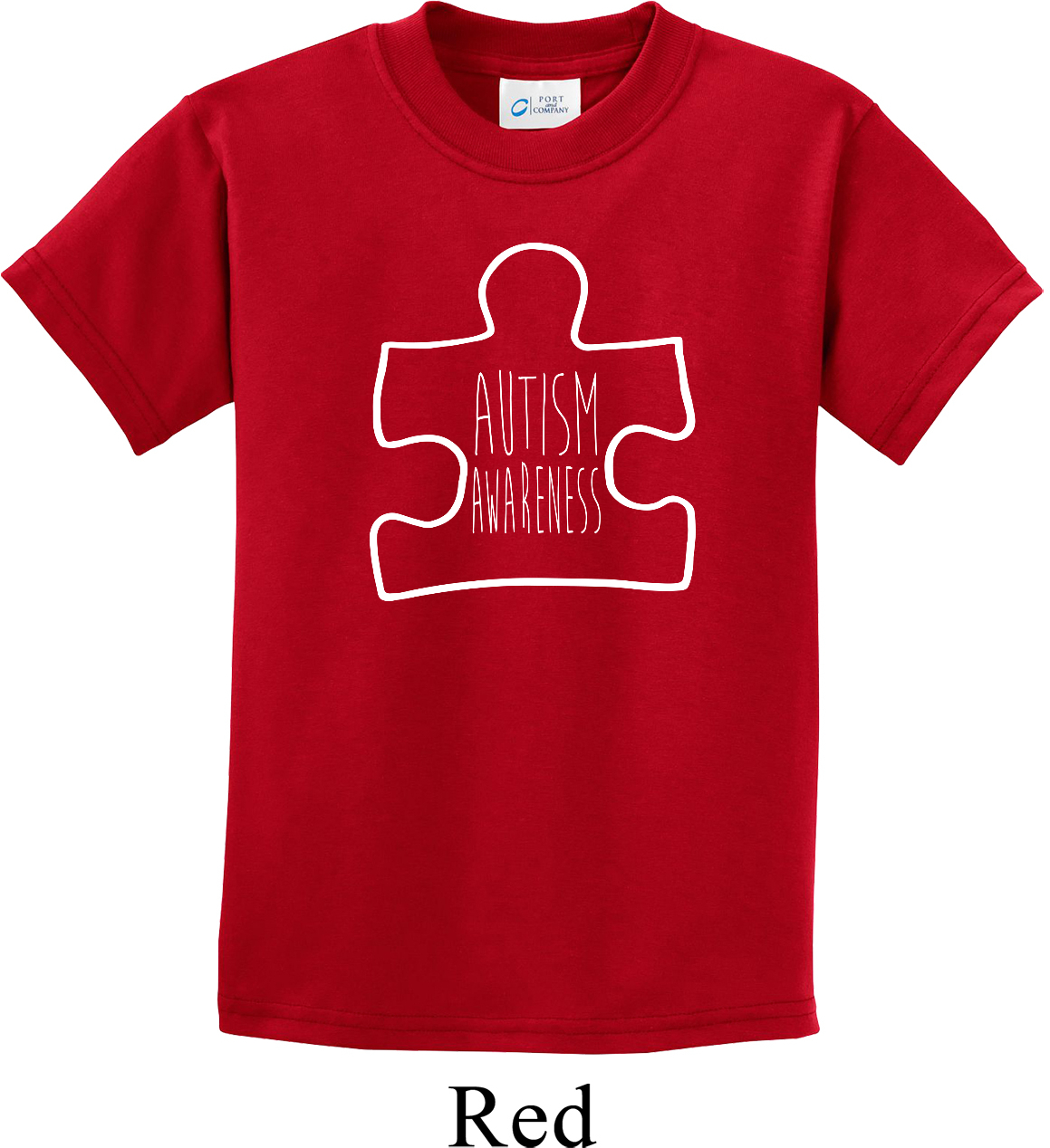 Maglietta Da Donna Autismo Con Pezzo Di Puzzle – T-shirt Girocollo In Cotone Morbido Per La Consapevolezza Dell'autismo. Regalo Significativo Per Il Mese Della Sensibilizzazione. Vestibilità Comoda, Taglie Dalla S Alla XXL.