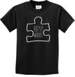 Autism Awareness White Puzzle Kids T-shirt
