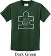 Autism Awareness White Puzzle Kids T-shirt