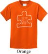 Autism Awareness White Puzzle Kids T-shirt
