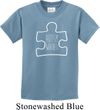 Autism Awareness White Puzzle Kids T-shirt