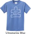 Autism Awareness White Puzzle Kids T-shirt