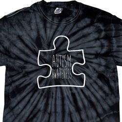 Autism Awareness White Puzzle Spider Tie Dye T-shirt Autism Awareness White Puzzle Spider Tie Dye T-shirt
