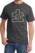 Autism Awareness White Puzzle T-shirt