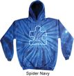 Autism Awareness White Puzzle Tie Dye Hoodie