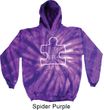 Autism Awareness White Puzzle Tie Dye Hoodie