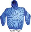Autism Awareness White Puzzle Tie Dye Hoodie