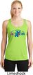 Autism Accept Understand Love Ladies Dry Wicking Racerback Tank Top
