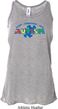 Autism Accept Understand Love Ladies Flowy Racerback Tanktop